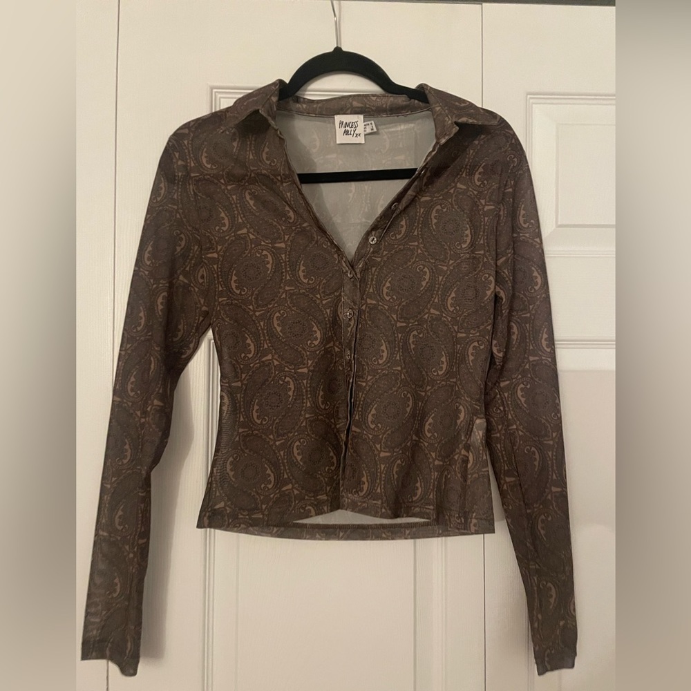 Paisley button down